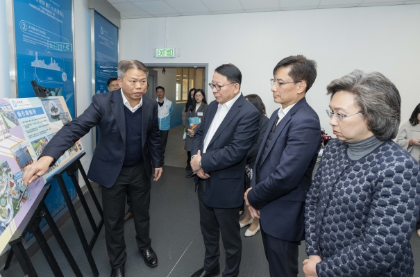 CS and SCS visited Stonecutters Island Sewage Treatment Works