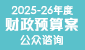 2025-26 年度财政预算案公众谘询